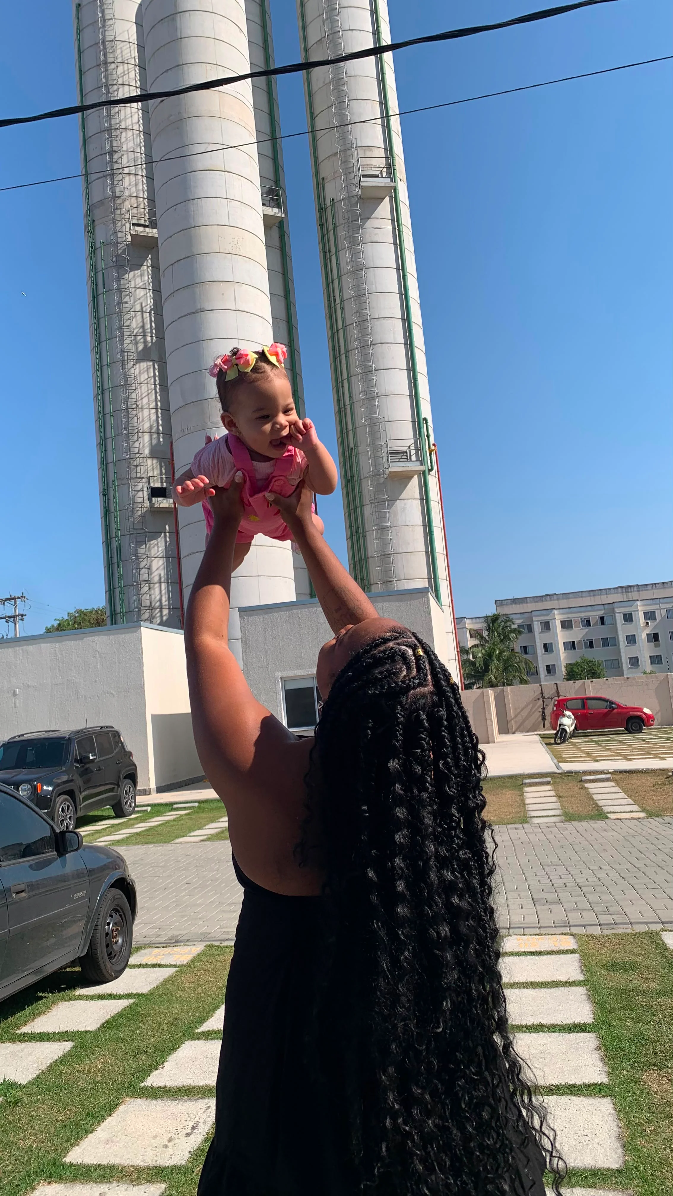 Victória e a filha, Kiara Victória e a filha, Kiara
